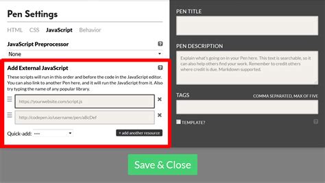 Image result for How to Export URL Code Pen