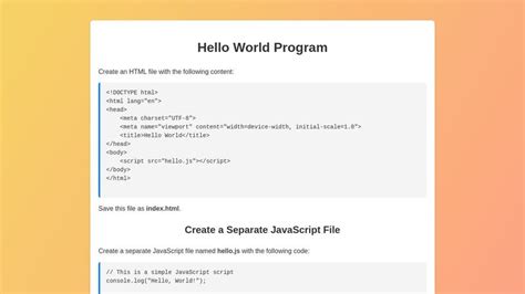 Image result for HelloWorld JavaScript