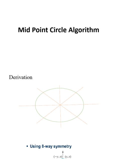 Image result for Midpoint Circle Algorithm in Computer Graphics Solved Example