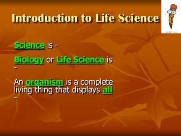 Image result for Introduction to Life Science
