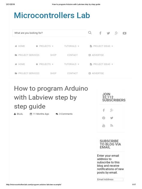 Program LabVIEW Arduino に対する画像結果