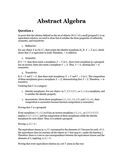 Image result for Abstract Algebra Examples