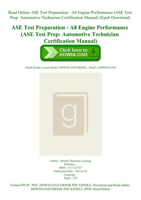 Image result for ASE Engine Performance Practice Test