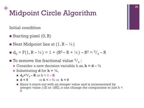 Image result for Midpoint Circle Algorithm in Computer Graphics Solved Example