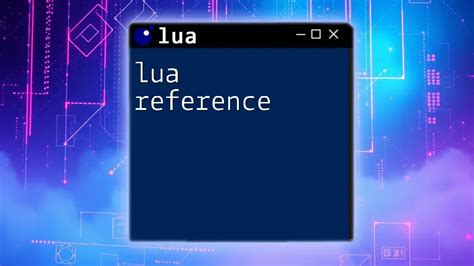 Basic Lua Guide に対する画像結果