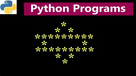 Pattern Program in Python に対する画像結果