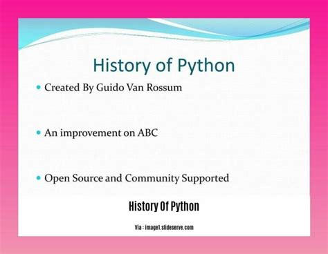 Toradh íomhá ar Python Programming Language History