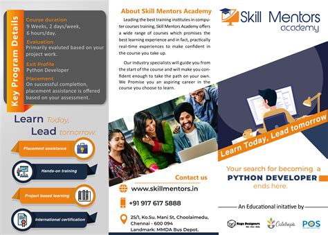 Image result for Python Training Programs Brochure