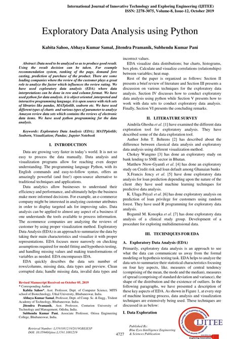 Exploratory Data Analysis Using Python に対する画像結果