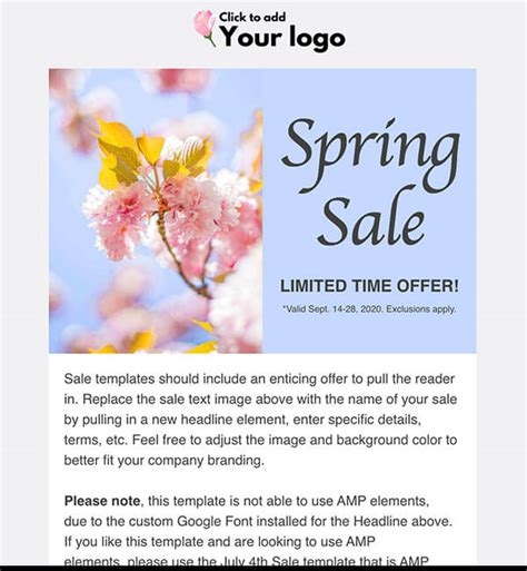 Image result for HTML in Email Example