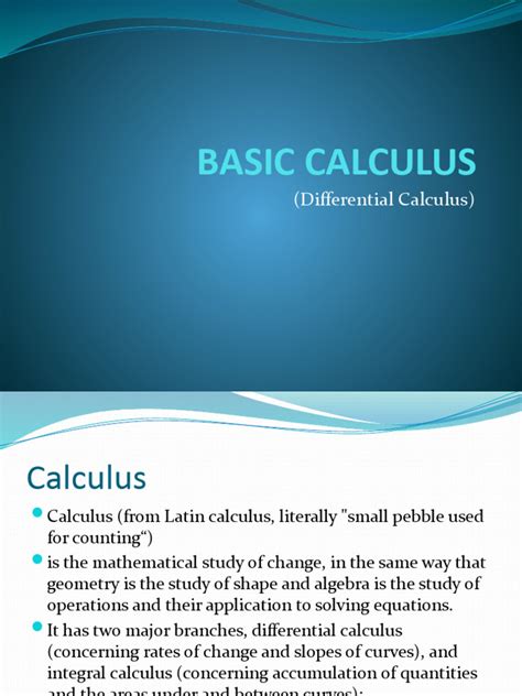 Image result for Basic Calculus Tutorial