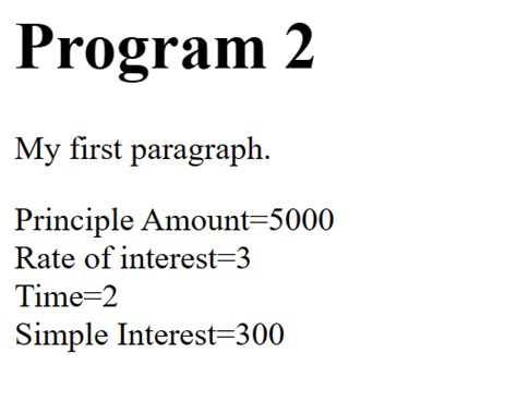 Image result for Simple JavaScript Programs Output