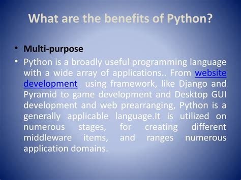 Benefits of Using Python Programming Language に対する画像結果