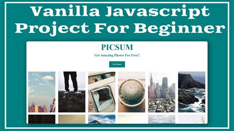 Bildergebnis für Vanilla JavaScript Projects