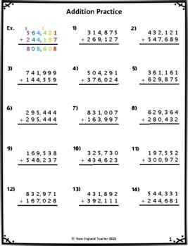 Afbeeldingsresultaten voor Addition Algorithm Examples