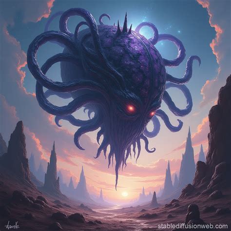 Toradh íomhá ar Alien Landscape Paintings