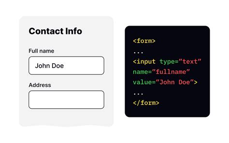 HTML Form Code Example に対する画像結果