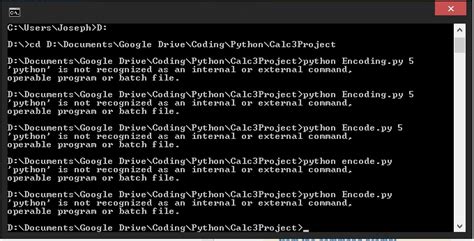 Python Command-Prompt に対する画像結果