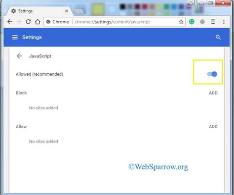 Image result for Turn Off JavaScript