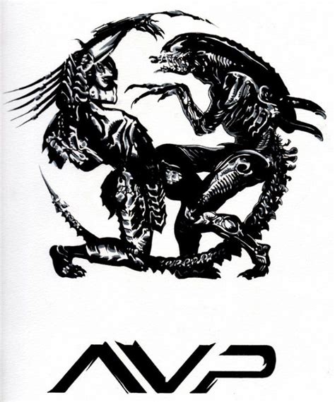 Image result for Alien vs Predator Symbol