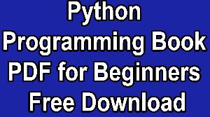 Image result for Python Programming Book PDF