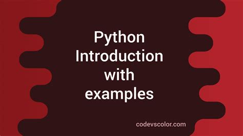 Introduction to Python Tutorial に対する画像結果