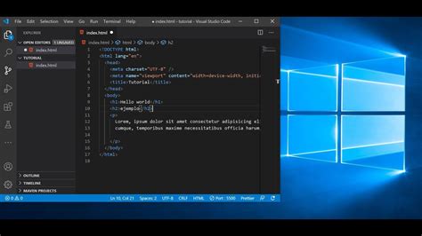 Image result for Visual Studio Code HTML Code Program