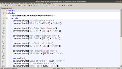 Image result for JavaScript Arithmetic Operations