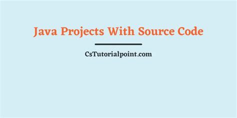 Image result for Java Projects Tutorial