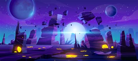 Image result for Alien World Vector Landscape