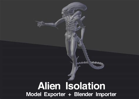Alien Isolation Blender Model に対する画像結果