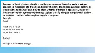 Image result for Python Programming Nested IFS