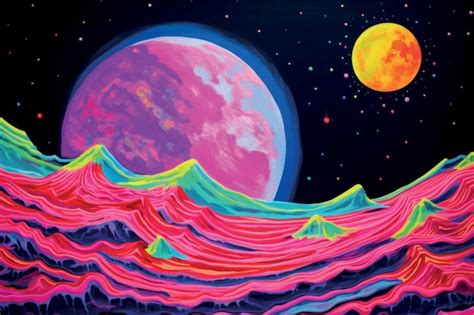 Toradh íomhá ar Alien Landscape Paintings