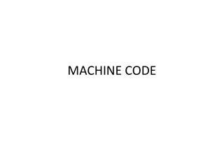 Machine Code Tutorial に対する画像結果