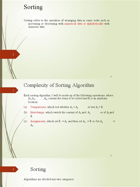 5 - Sorting Algorithms | PDF | Time Complexity | Algorithms And Data ...