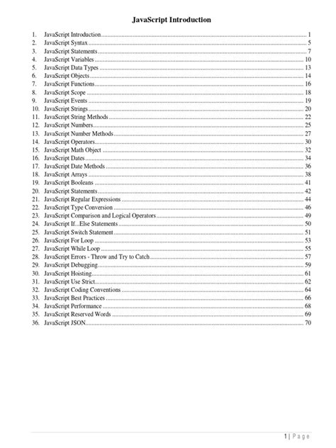 Image result for JavaScript Introduction.pdf