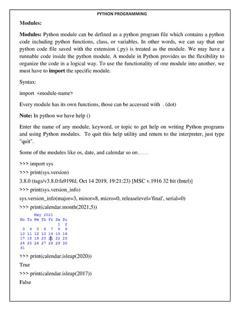 Image result for Introduction to Python Modular Programming