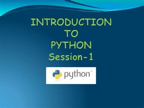 Image result for Introduction to Python Tutorial