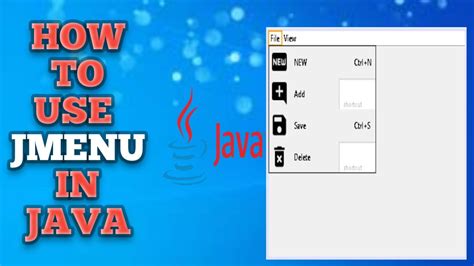Image result for Java GUI Menu