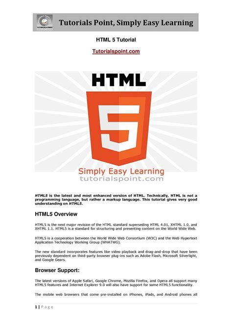 HTML5 Programming Tutorial に対する画像結果