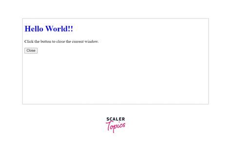 Afbeeldingsresultaten voor Close Button JavaScript