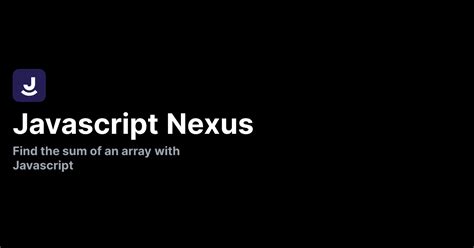 Toradh íomhá ar Sum of Values in Array JavaScript