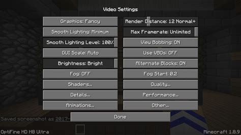 Image result for Minecraft Java Options Menu