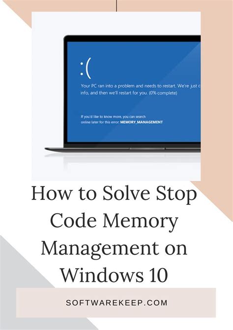 Image result for Windows Stop Code Memory Management