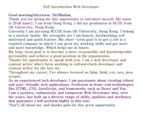 Image result for Self Introduction for Experienced Python Developer