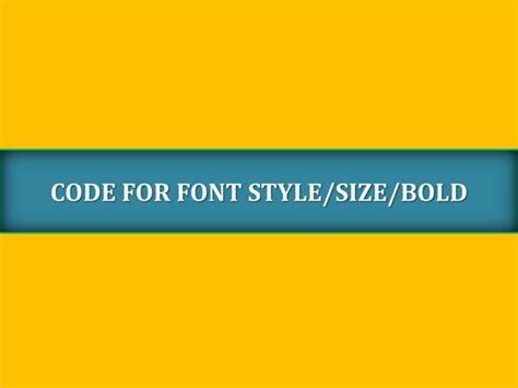 Image result for HTML Code with Font Size Bold Color