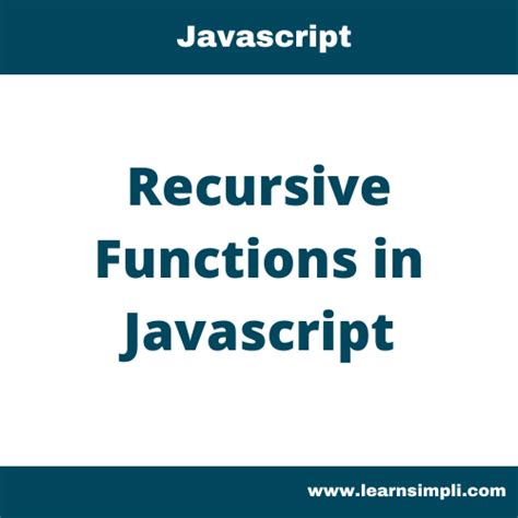 Image result for Recursive Function Example JavaScript