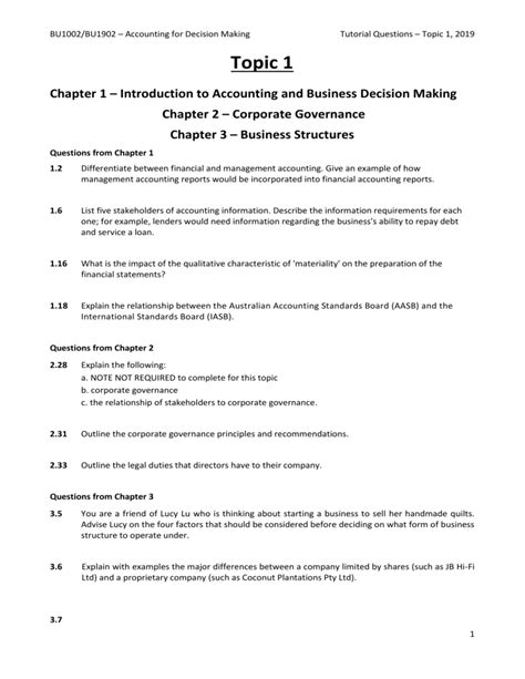 Afbeeldingsresultaten voor Accounting 1 Tutorial