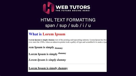Image result for HTML Formatting