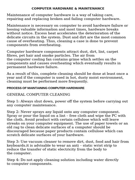 Toradh íomhá ar Computer Hardware Maintenance Tutorial